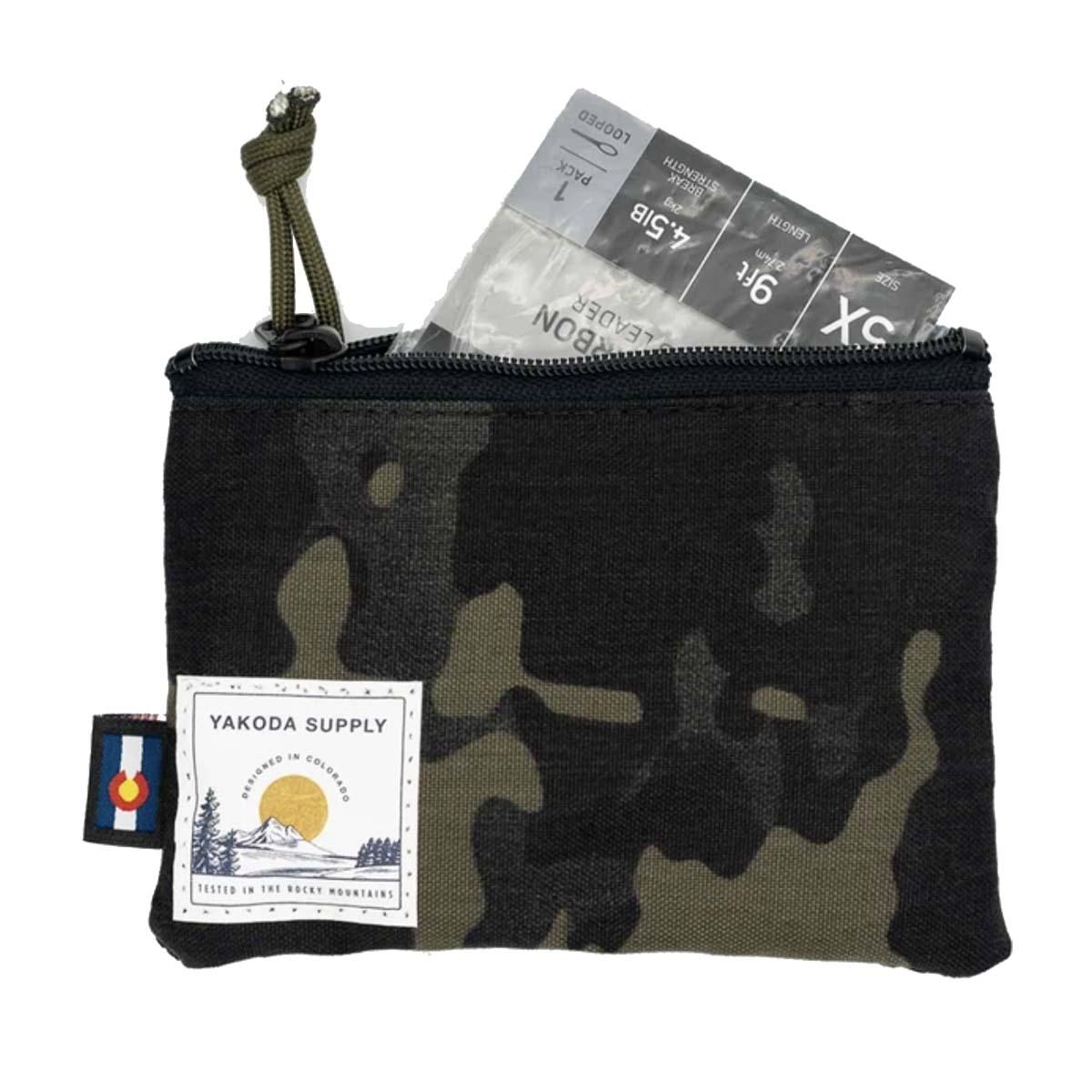 Yakoda Supply Utility Wallet in Black Multicam